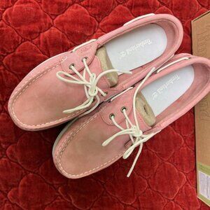Pink Timberland Boat Shoes